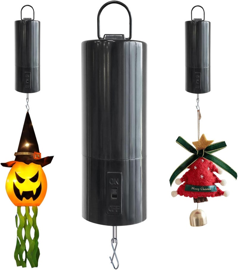 Eiryhope Battery Operated Wind Spinner Motor 30RPM | Hanging Display for Wind Spinners, Windchimes, Suncatchers,Disco Mirror Ball, Garden/Christmas Decor - Image 1